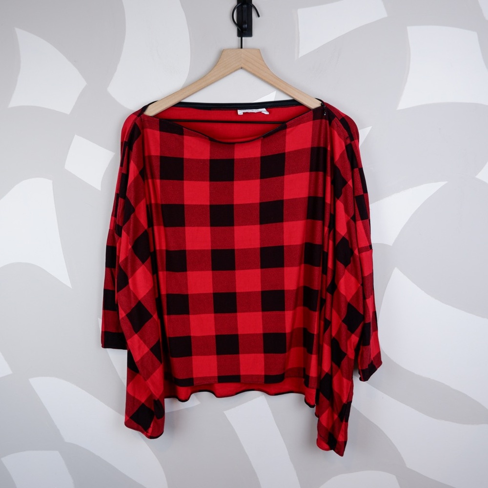 Diane Kroe Canadiana Bamboo Tartan Wanderlust Wrap | OS